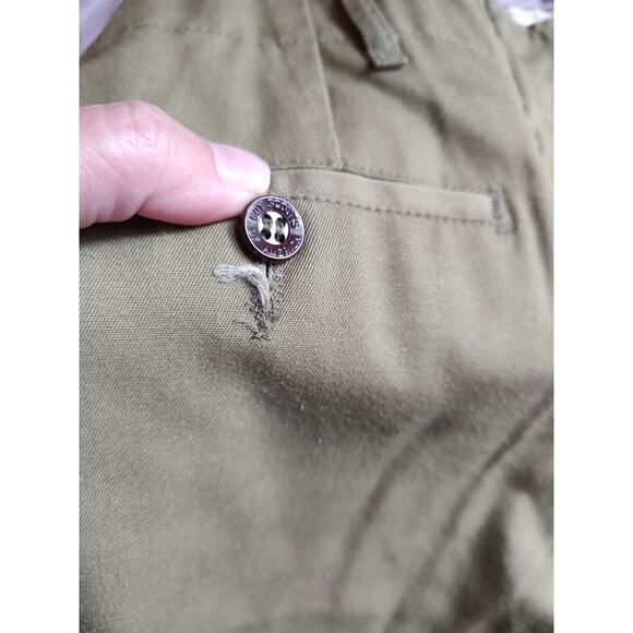 VINTAGE Boy Scouts Of America Official Uniform Green Shorts Bermuda Read - Picture 9 of 10